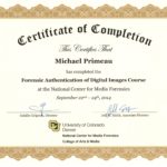 Forensic Image Authentication Mike Primeau